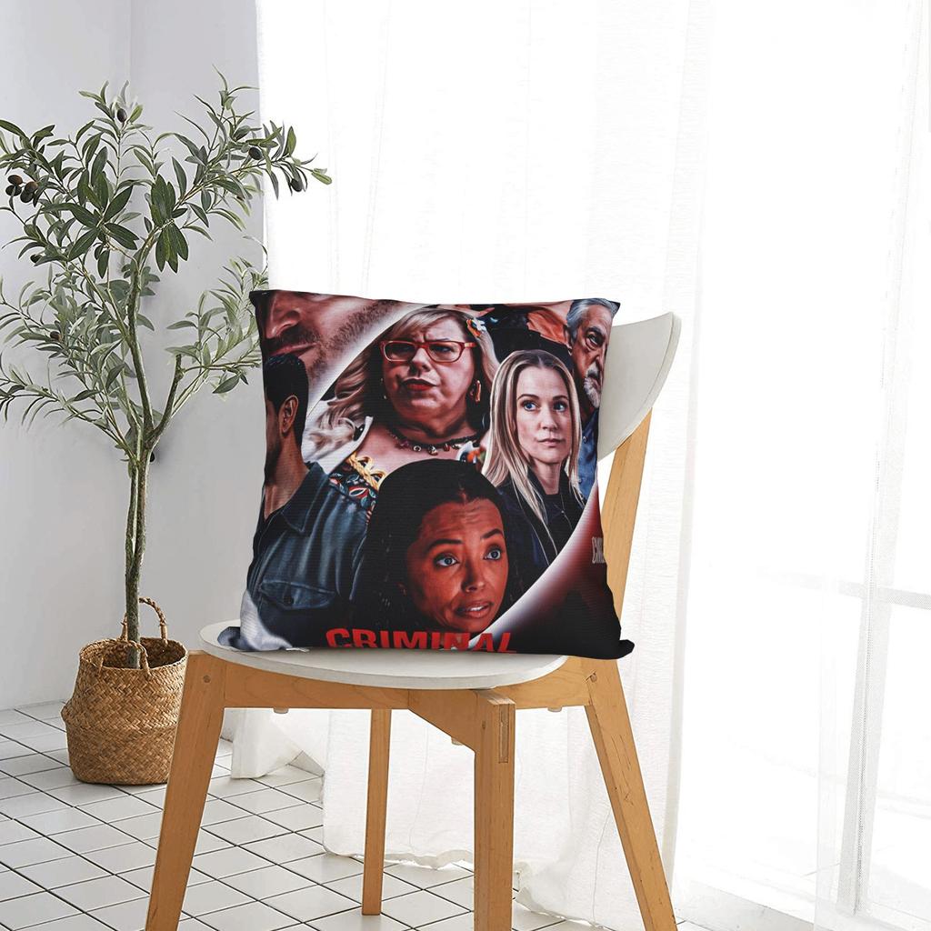 Criminal Minds Spencer Reid Pillow Case Comfy Pillow Cover For Sofa Couch Bed Living Room Morden Pillowcases