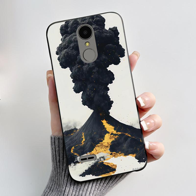 Casing For LG K4 2017 X230/LG K8 2017 X300 Slim Case Aesthetic Luxury Cute Cool Boys Girls Black Matte Soft Silicone Back Cover