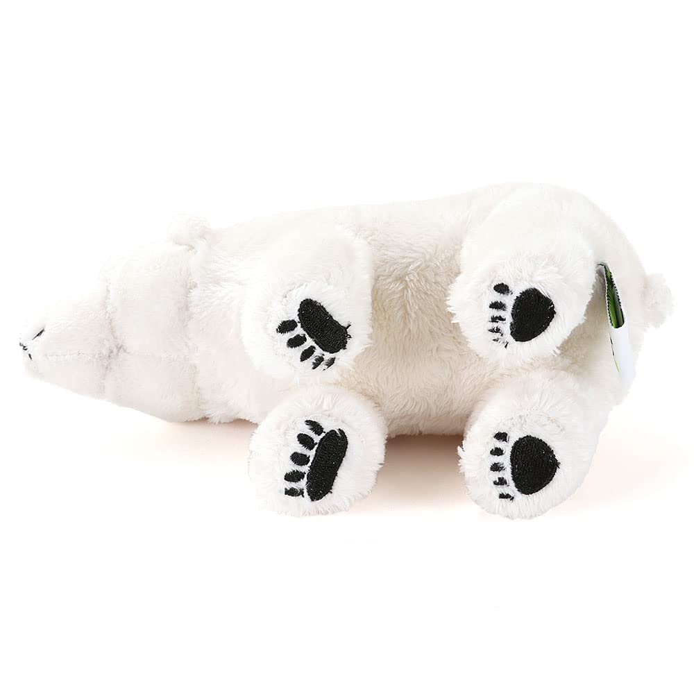 COLORATA Polar Bear Plush Mascot (Realistic Wild Animal/With Chain) Cute Animal Bear Keychain Doll Gift (Twice Tested) / Christmas Present