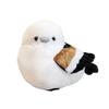 Aegithalos Plush Glaucogularis Toy Bird Stuffed Animal Doll Decoration Gift