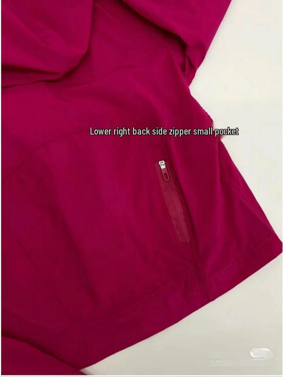 Women's Slim Fit Breathable Sports Jacket: Sun Protection for Spring & Autumn Outdoor Activities, Yoga, Hiking.