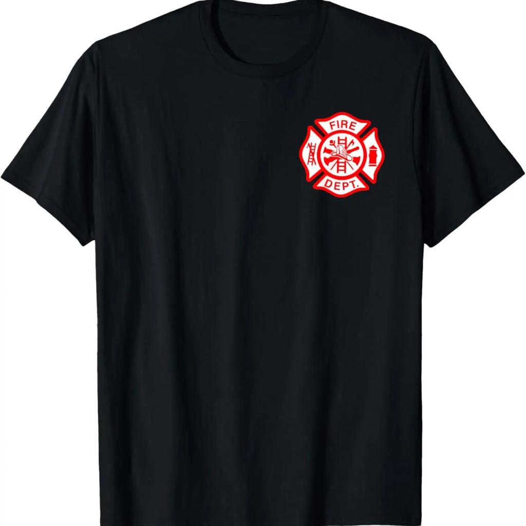 Fire Department Logo Uniform Fireman Symbol Firefighter Gear T-Shirt