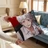 The SSummer HHikaru Died Pillow Case Plush Fabric Soft Pillowcase Double Sided Print Sofa Cushion Cover Throw