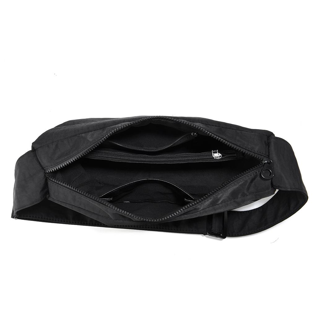 New shoulder bag simple atmosphere messenger bag sports shoulder bag solid color versatile unisex