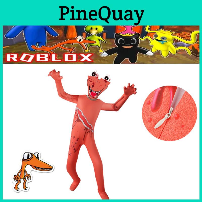 Buntes Roblox Rainbow Friends Cosplay Kostüm für Halloween-Partys und Karnevale