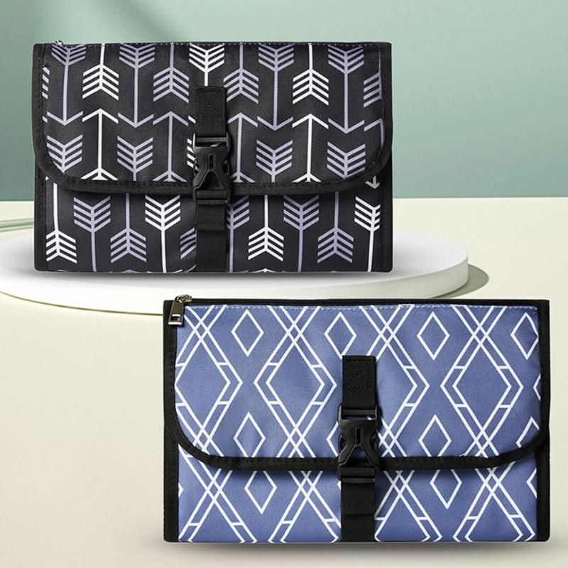 Multifunctional Baby Travel Changing Mat Foldable Waterproof Diaper Pad Nursing Mattress Crib Bag Bedding Essential