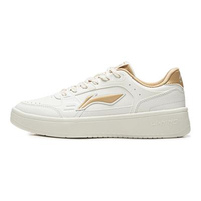 Li Ning Sycee V4 Slip Resistant Cushioning Abrasion Resistant Height Increasing Low Top Skateboard Shoes Women's AGCW082-1