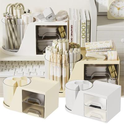 Desktop Storage Box Drawer-type Storage Rack Makeup Brush Storage Bucket