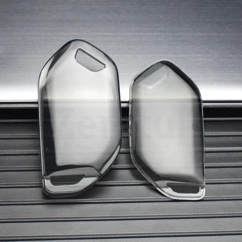

Transparent Tpu Car Smart Remote Car Key Case Cover Shell Fob For Kia Carnival Ev9 Picanto Key Box Lid Gt Line Accessories