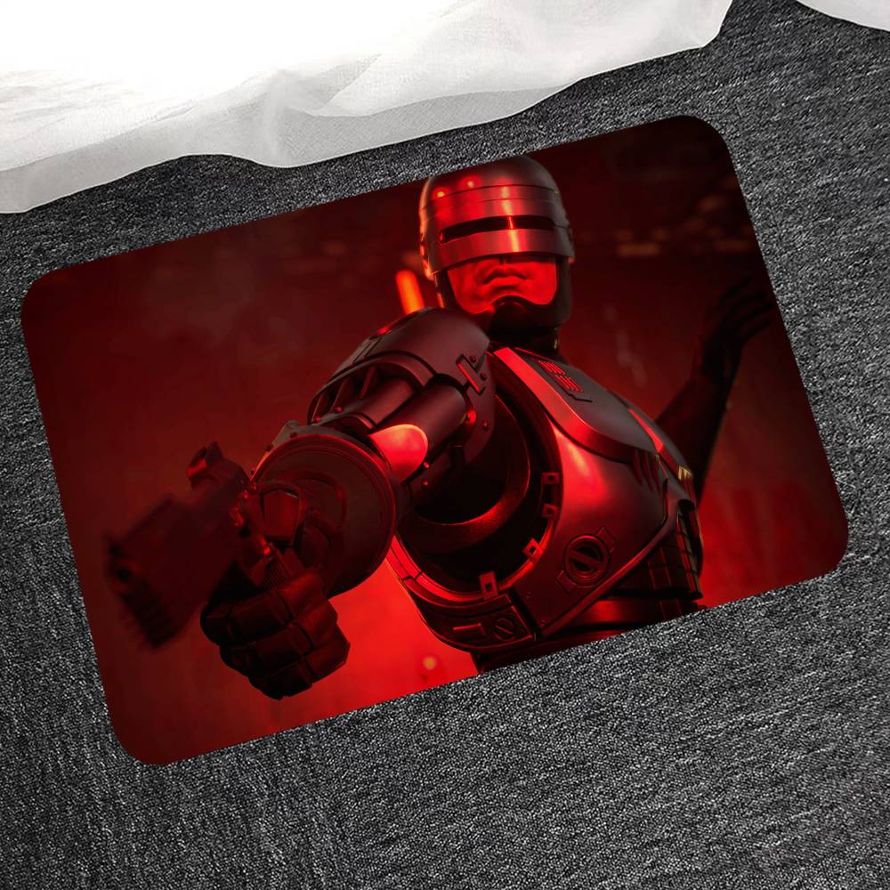 Actionfilm R-Robocop Badezimmermatte Kinderzimmer Schlafzimmer Dekoration Balkon Rutschfeste Fußmatte Wohnzimmer Willkommensteppich