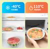 50/100pcs Food Wrap Covers PE Film Elastic Bowl Lid Disposable & Secure Keep Food Fresh & Delicious Perfect Kitchen Essential