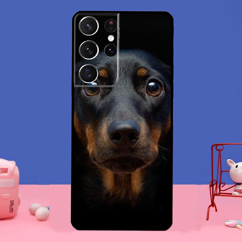 

Чехол для телефона с изображением собаки таксы для Samsung Galaxy S22 Ultra S8 S9 S10 Plus Note 20 Ultra S20 FE S21 Ultra Galaxy S9