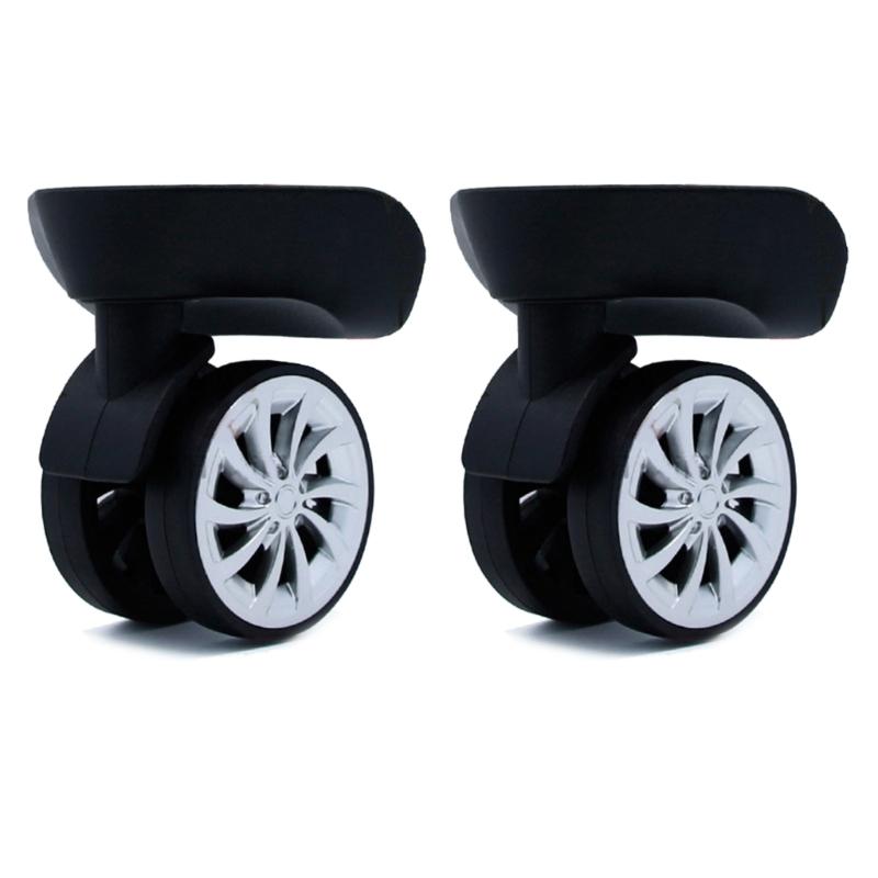 A57 Trolley Case Luggage Wheels Luggage Swivel Left and Right Wheels DIY Suitcase Replacement Parts for Most Suitcases