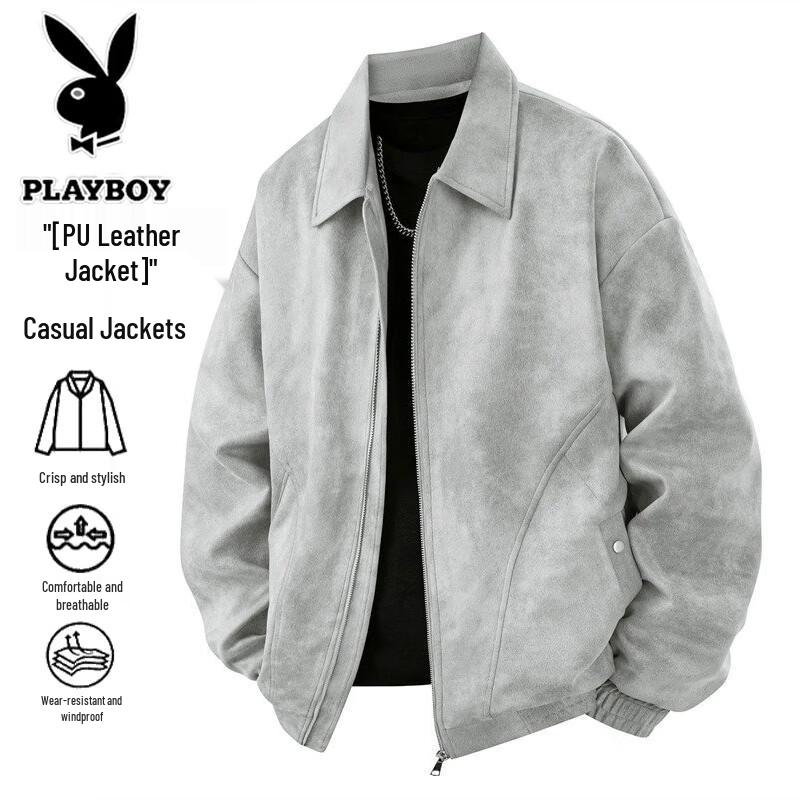 Мужская куртка в стиле business casual Playboy, американская рабочая одежда L