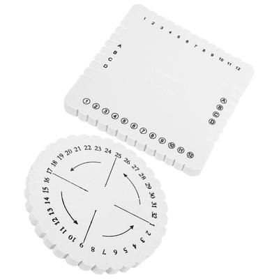 2 ks kulatý   Kumihimo disk Macramé   Šňůra Provázek Náramek   Tkadlecí disk
