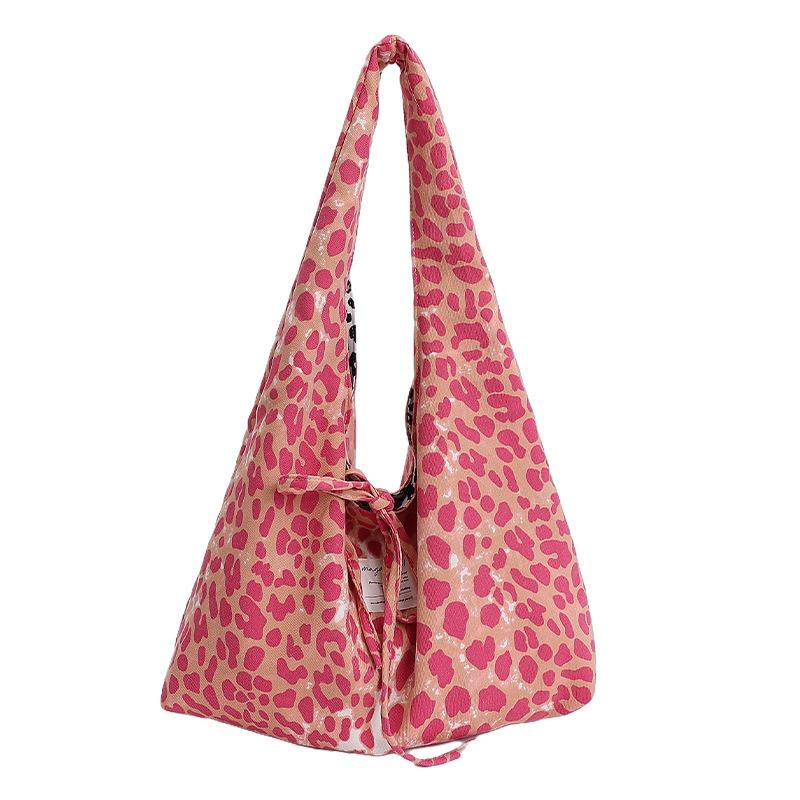 Niche Leopard Print Bag Women's New Popular Fashion Versatile Shoulder Bag Large Capacity Tote Bag
