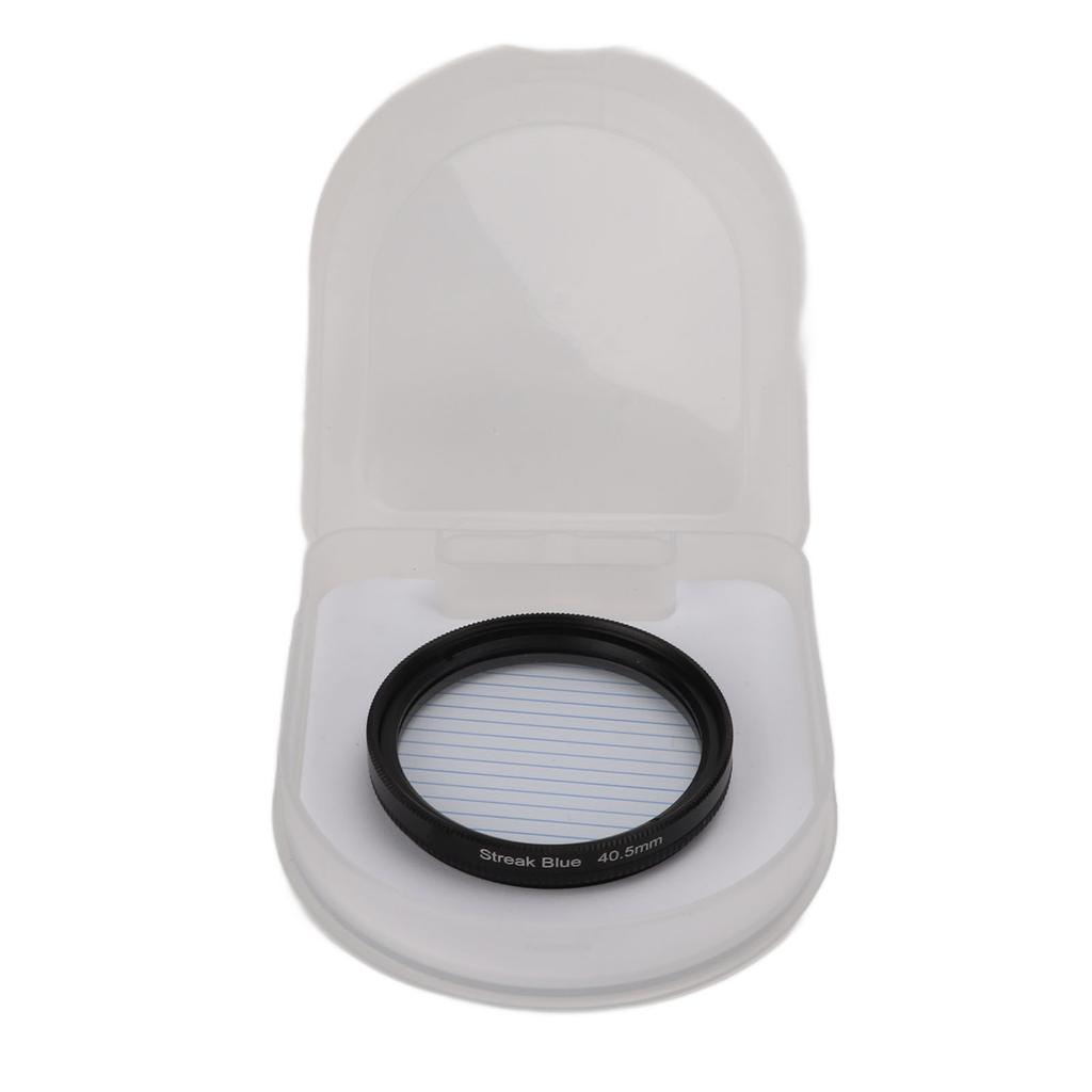 Junestar Blue Streak Special Effects Filter Dot To Line Filter Waterproof Camera Accessories 40.5mm
