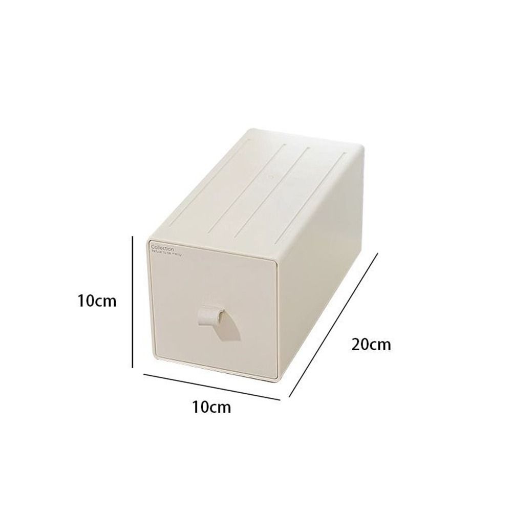 Stackable Cosmetic Storage Box Plastic Makeup Storage Container Stationery Storage Box  Office