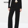 MO&Co. Women's 2025 Spring Straight-Leg Trousers with Belt