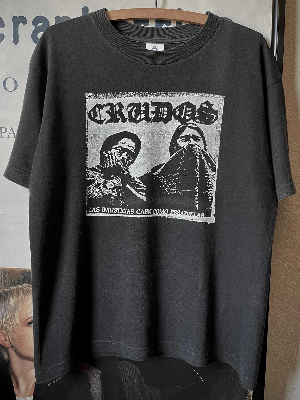 Los Crudos Band Las Injusticias T Shirt Full Size S-5XL XXXL