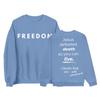Women's Oversized Long Sleeve Crewneck Sweatshirt Casual Loose-Fitting Drawstring