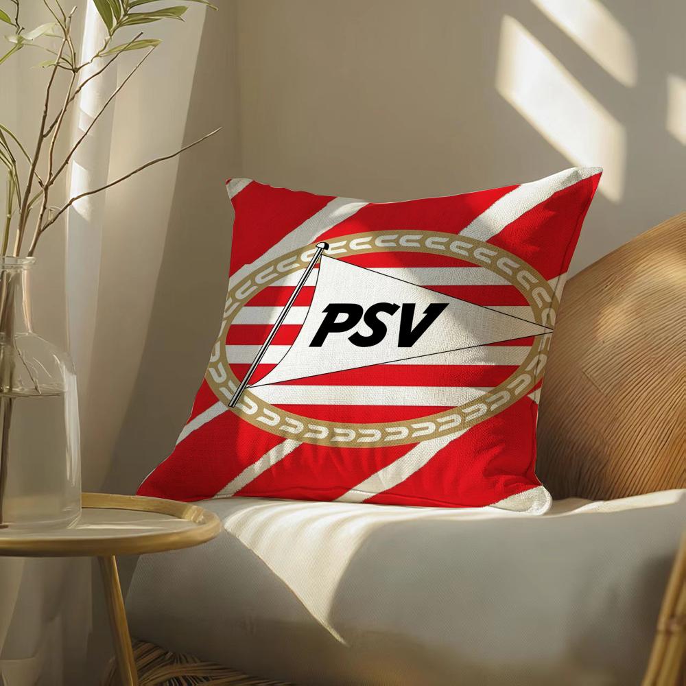 Psve-Eindhoven Kussensloop Kussensloop, Dubbelzijdig Bedrukt, Bankkussen, Slaapkamer Hoofdeinde Short plush 66*66(CM)-1Pcs