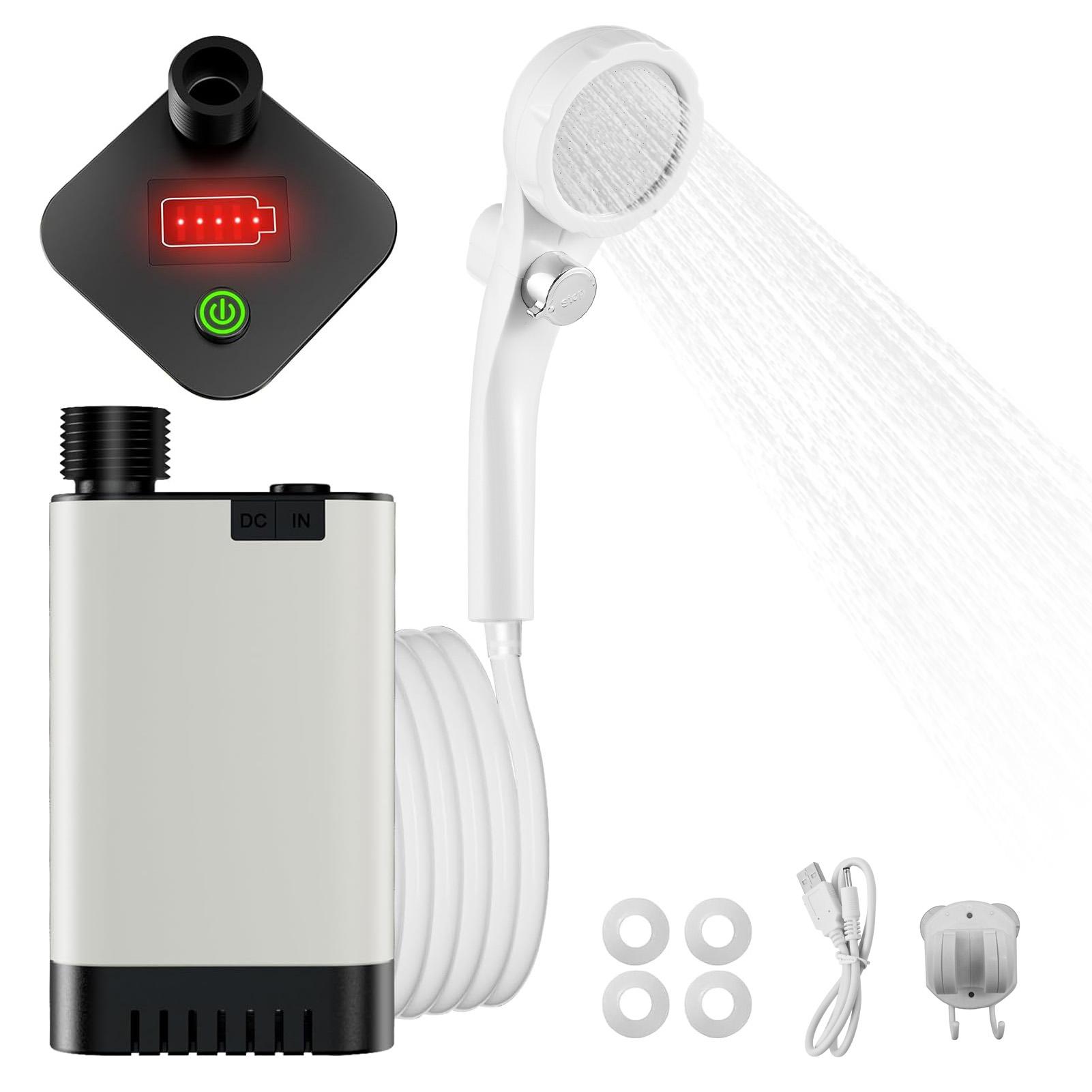 

Портативный электрический душ для кемпинга с плавной регулировкой расхода воды LED Power Digital