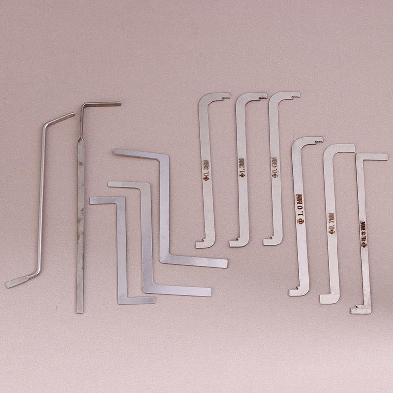 6/11Pcs High Quality Practical Lock Tool Set Replacement Turning Tool / Double Head Tension Wrench Emergency Tools