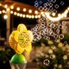 Sunflower-shaped Bubble Machine, Street Lamp Bubble Toy, With Four Of Height Adjustment, Bubble Machine,140ml