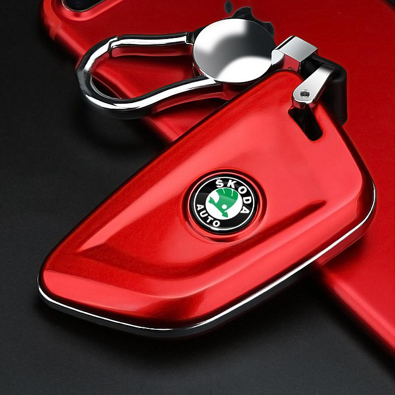 2/4/6 ks Samolepka na klíčovou dírku zámku dveří auta Znak Ochranná samolepka na auto pro Škoda Octavia Enyaq Rapid Karoq Derivati Fabia Kodiaq Kamiq Superb Yeti