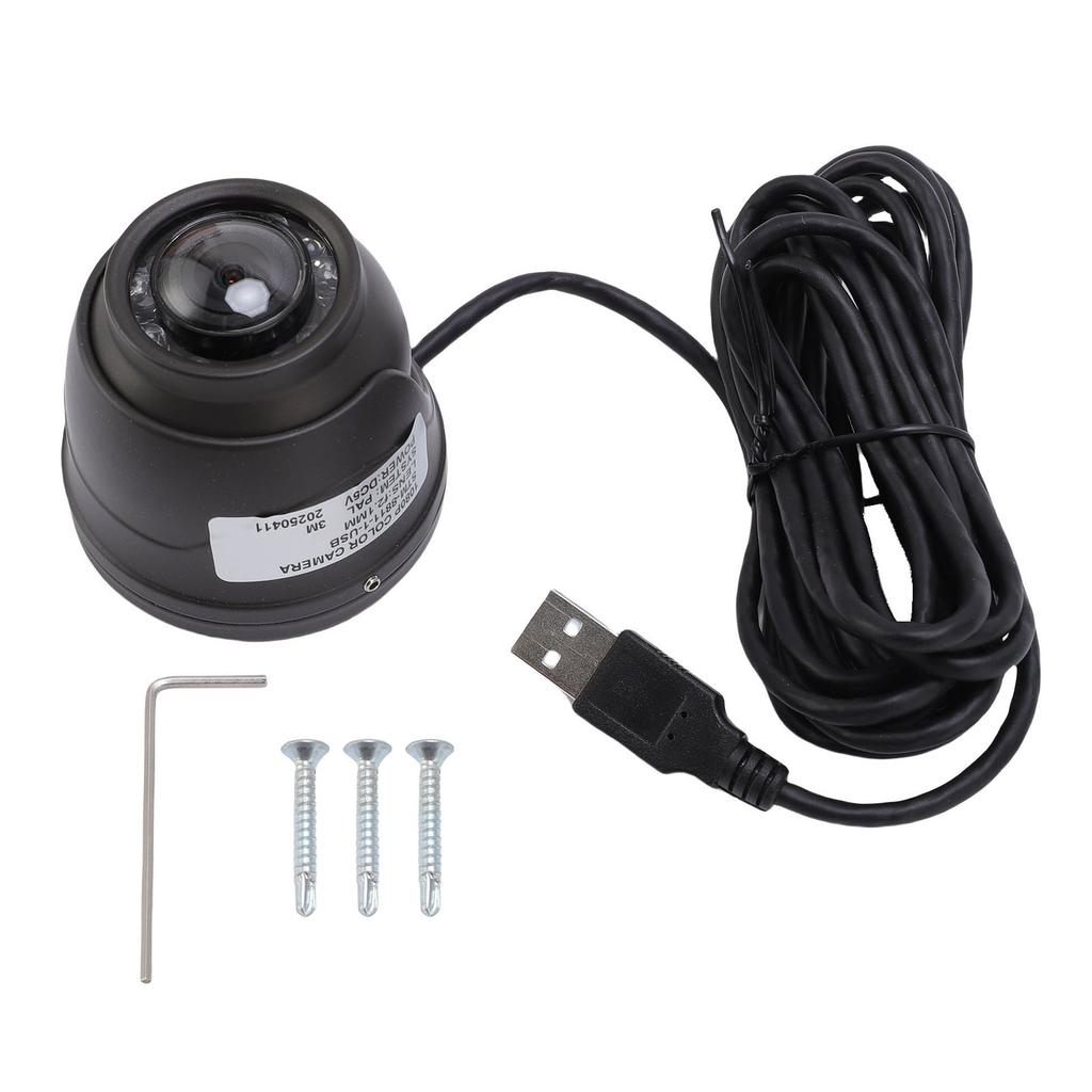 Dome Camera 2MP 1080P HD USB Weather Proof Metal Housing Security Dome Camera for Bus PC CCTV Plug a