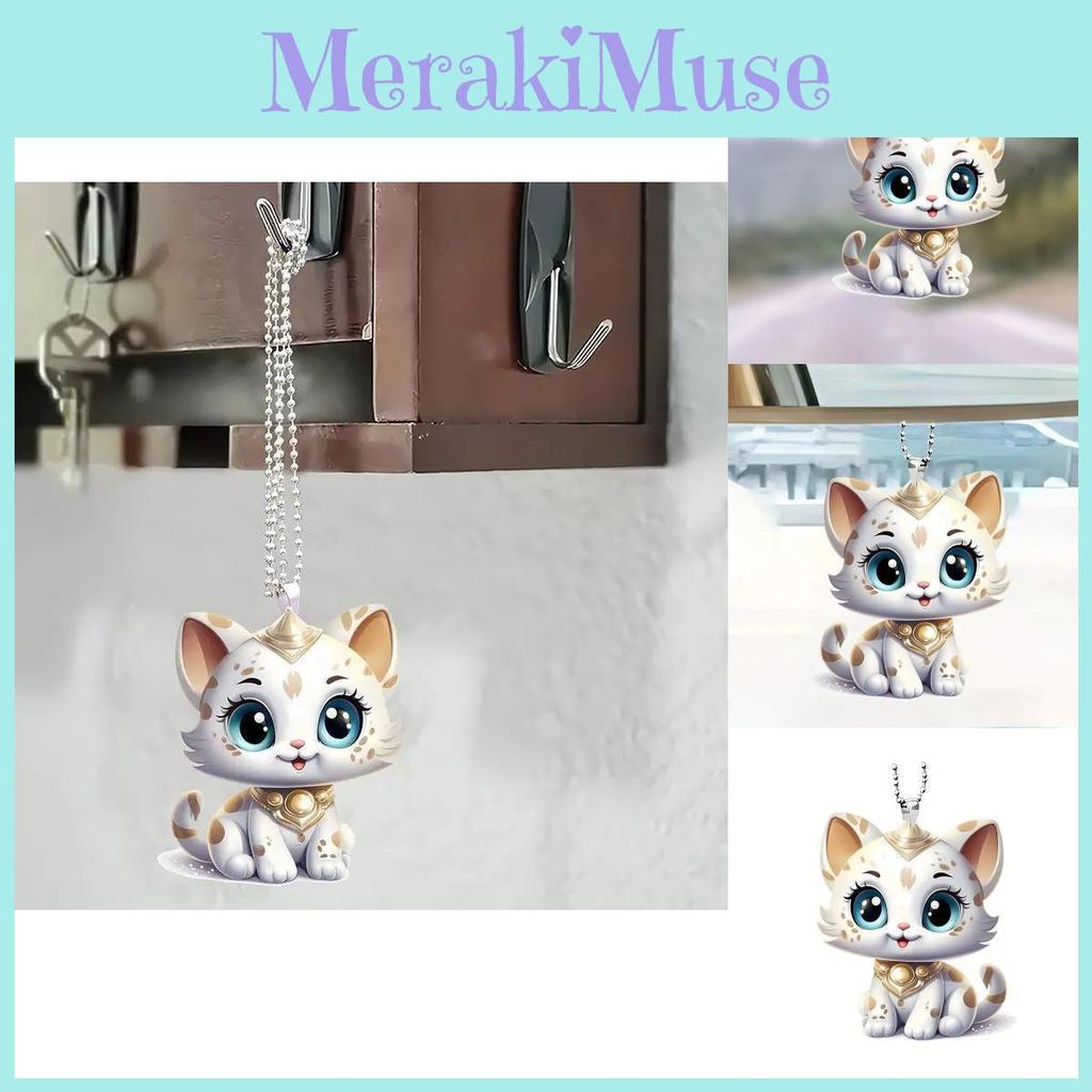 Charming Acrylic Animal Hanging Ornament For Car Interior Decoration In Vibrant Style