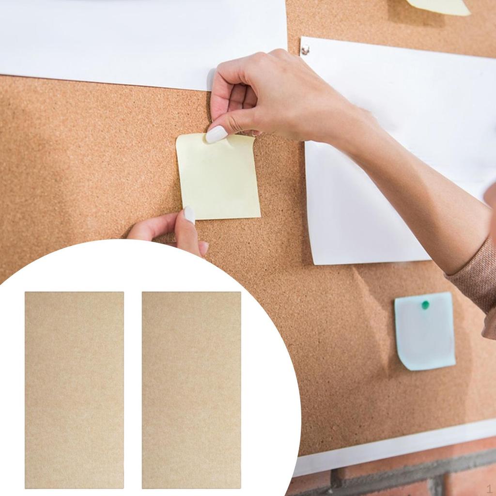 Felt Cork Pinboard Corner Board Wall Organizer with Padded Surface for Office, Home, School,
