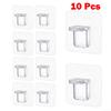 Strong and Durable Shelf Support Clip for Secure Shelving 10 Pieces