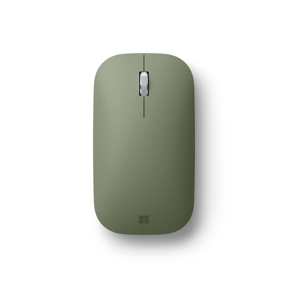 Microsoft Modern Mobile Mouse BlueTrack Bluetooth Compatible with and X X Mm KTF-00094 Wireless, Thin, Lightweight, (Forest), Windows, Mac, Android,