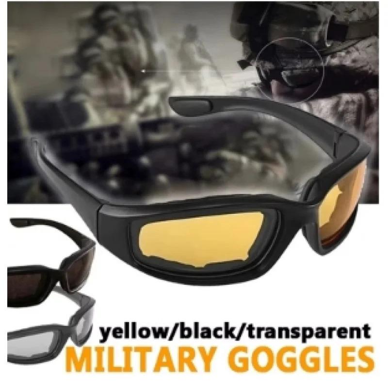 Tactical Army Fans Outdoor Men'S Shooting Protection Wind And Sand Motorcycle Explosion Proof Goggles Impact Resistant Glasses