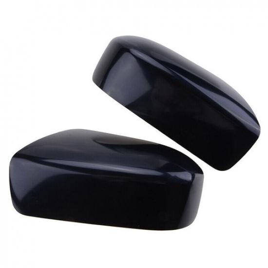 Pair Mirror Cover Cap Housing For 2003-2006 2007 Honda Accord Sedan/Coupe Black
