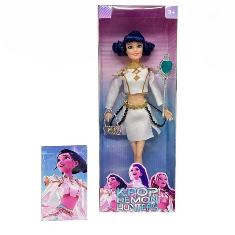 *Set mit Titelsong* Bunte Actionfiguren mit Lichtern für Fans und K-Pop-Dämonenjäger – Live-Action-Figurenspielzeug