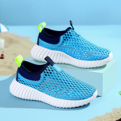 Classmates Children's Shoes Summer New Boys and Girls Mesh Breathable Middle and Old Children One Pedal Single Mesh Hollow Sports Shoes