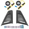 Car front door tweeter speaker cover For Bmw F10 F11 5 Series 2011-2017 520 523 525 528 Treble Horn Loudspeaker frame audio 65139184794