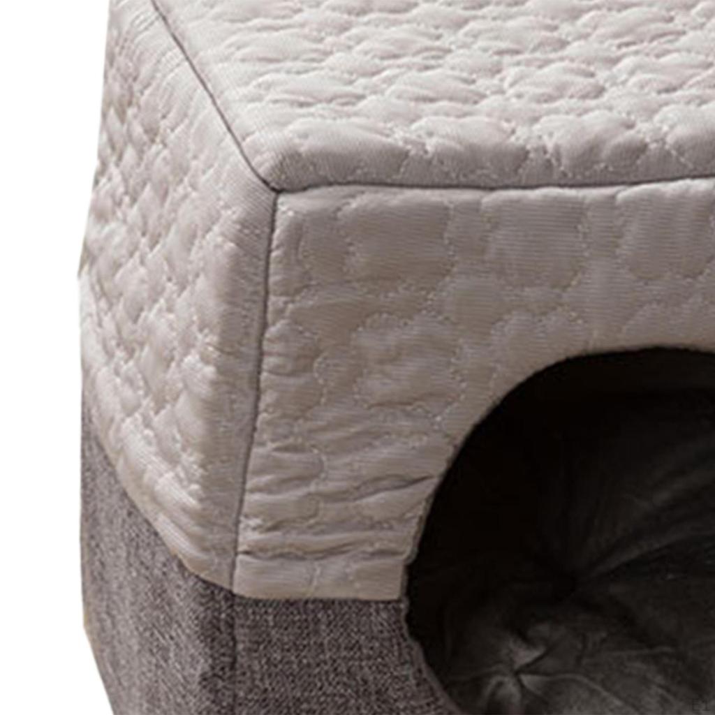 Cat House Semi-closed Multifunction Soft Pet Hideaway for Kitten Rabbit Dog