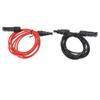 2m 6.6ft 12AWG Solarpanel Verlängerungskabel mit Buchse und Stecker Rot Schwarz 2.5mm2