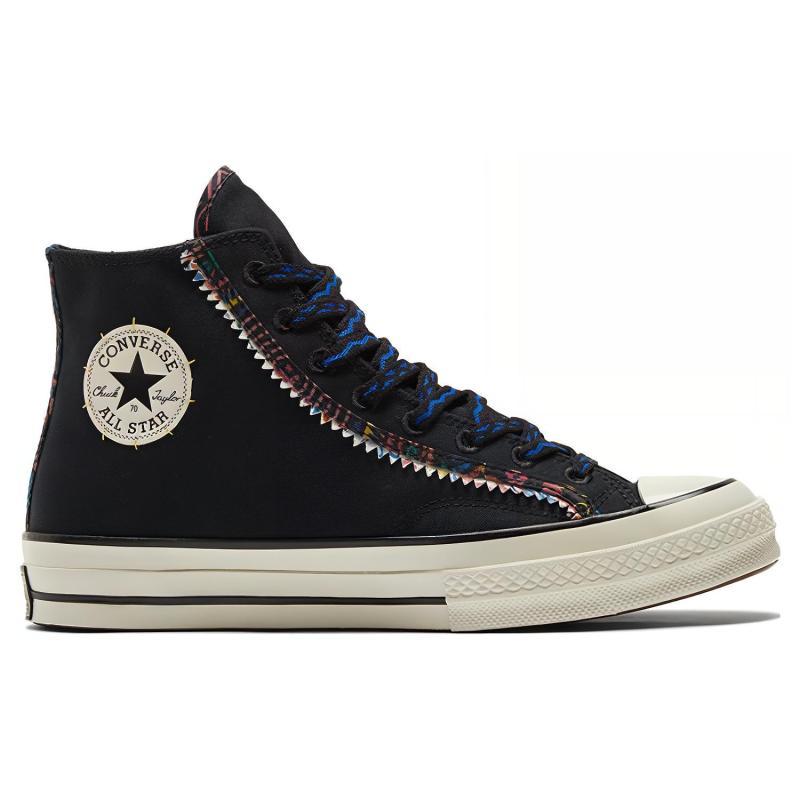 Converse 1970s Trendy Casual Ethnic High-Top Canvas Shoes Unisex Black