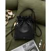 Daks Black Soft Lamb Leather Flower Charm Shoulder Bag Dcba6f558bk