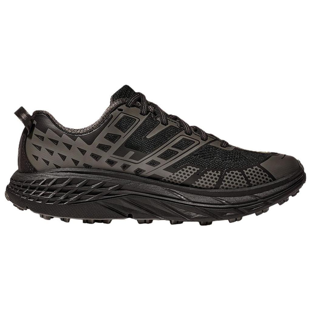 Hoka One One Speedgoat 2 Comfortable Versatile Trail Running Shoes Men sneaker Black Gray 1162710-BHLT