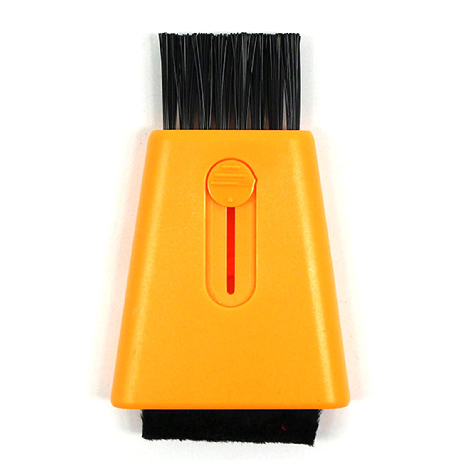 

Щетка для чистки 2 в 1 Очиститель монитора компьютера Клавиатура Салфетка для экрана Выдвижная Двойная головка Экран ноутбука телефона Пыль оранжевый