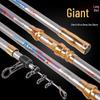 High Carbon Surf Fishing Rod, 3.6-5.4m, Strong & Durable for Spinning and Casting, Long Section Design