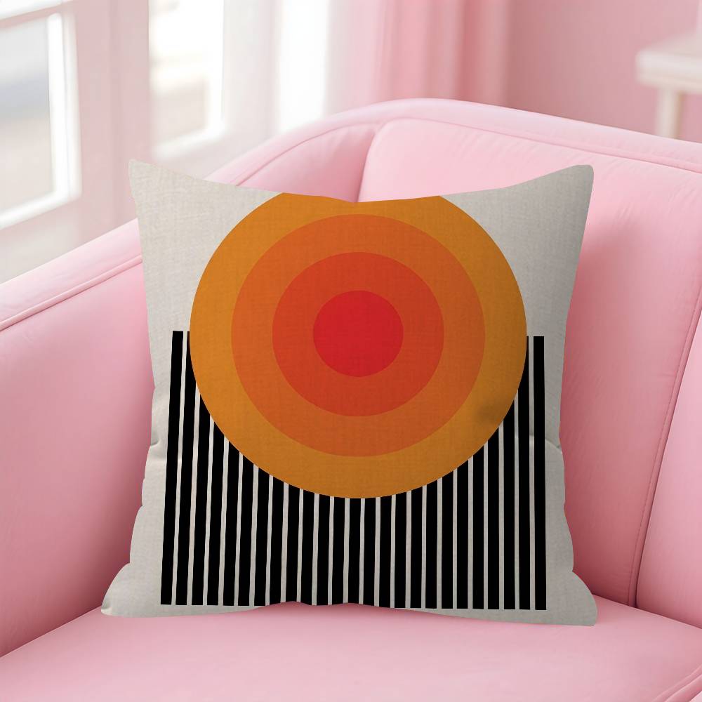abstract Bauhausstyle  Cushion Cover Inches Farmhouse Decor Home Throw Pillow Covers for Couch Decorations
