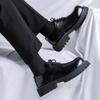 Leisure Business Thick Soled Men's Lace Up Leather Shoes Sneakers Man Minimalism Casual for Men Party Walking Fashion Shoes