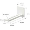 Yamazaki Jitsugyo 5897 Wall Projector Rack White Approx. W10 X D23.8 X H11cm Smart Wall Mounted Projector Stand Projector Holder